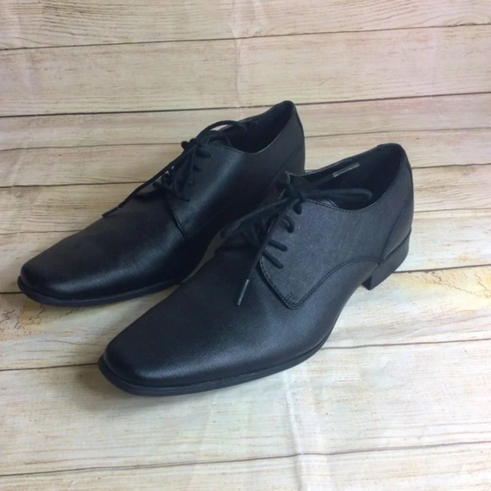 Calvin Klein Brodie Oxford black leather. Size 11
